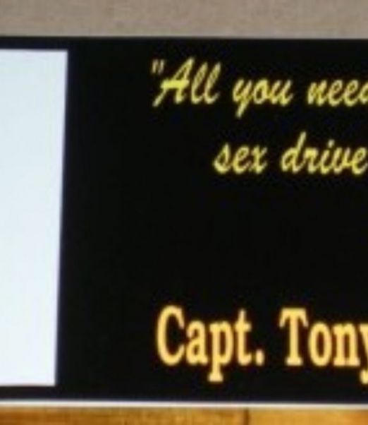 Capt Tonys Saloon Bumper Sticker