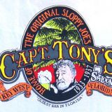Capt Tonys Saloon Classic Logo Tank White Back