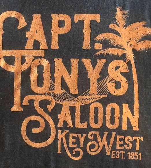 Captain Tony's Saloon Ladies Logo Tank Top