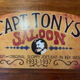 Tin Saloon Sign